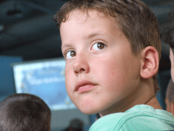 Xavier at Xmas Assembly