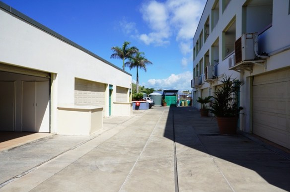 Inside PNG compound expat PNG compound